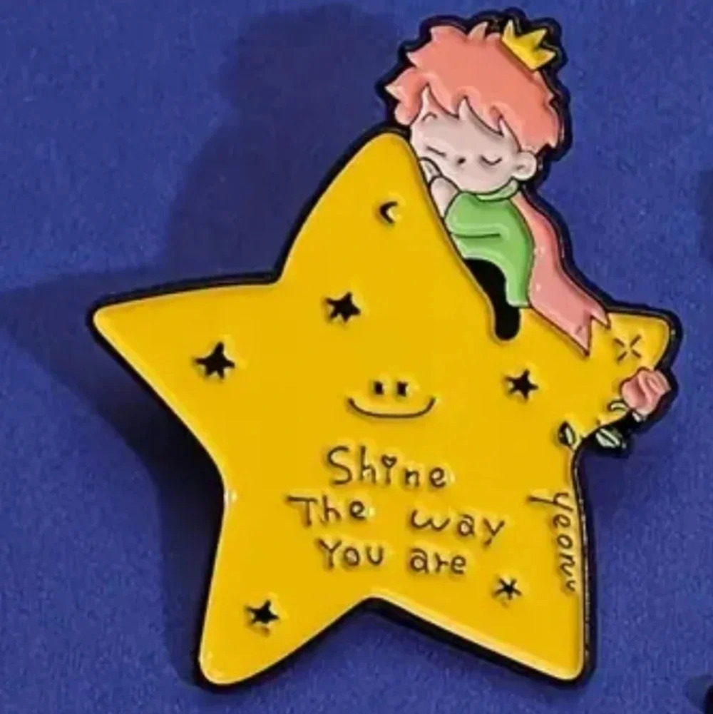 The Little Prince - "Shine the Way You Are" Inspirational Star Pin